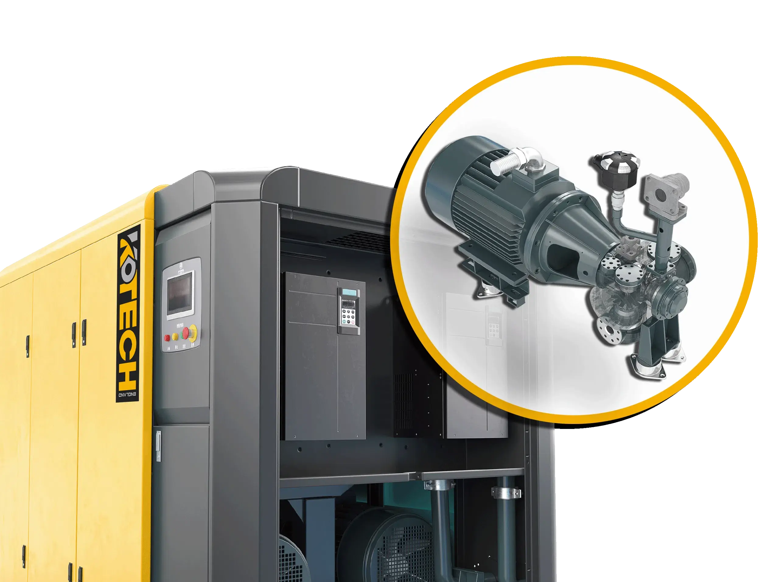 30 - 50 Bar Middle Pressure PET Screw Air Compressor2