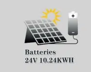 Batteries 24V 10.24KWH