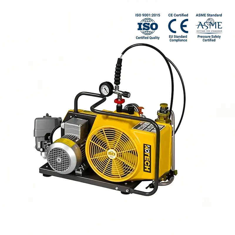 Heavy-Duty Industrial Two-Stage Piston Compressor - High Efficiency KBC Series