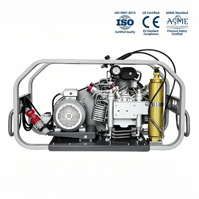 Heavy-Duty Industrial Two-Stage Piston Compressor - High Efficiency KBC Series