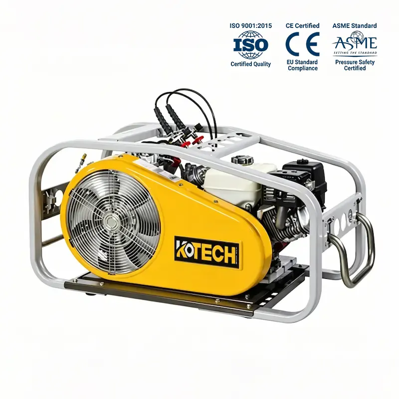 Heavy-Duty Industrial Two-Stage Piston Compressor - High Efficiency KBC Series