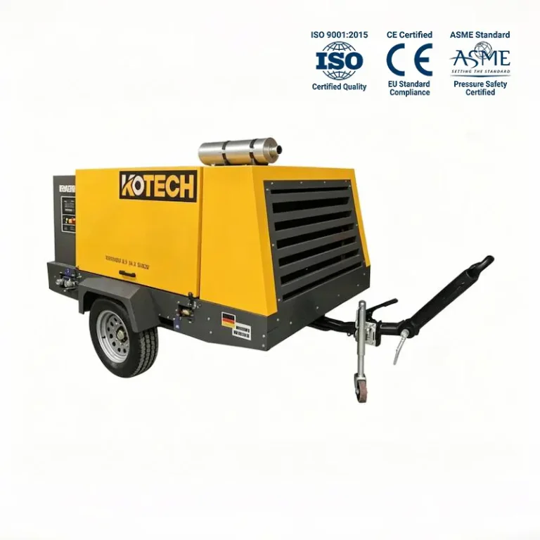 KOTECH KDP PACE Series-Adjustable Pressure Diesel Air Compressor