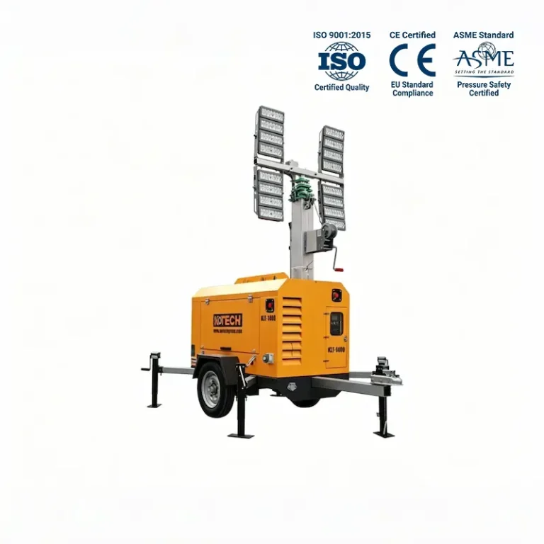 High-Efficiency Mobile LED Light Tower | Fuel-Saving Diesel Engine