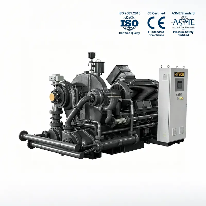 Kotech KOA Series Centrifugal Air Compressor: 100% Oil-Free & Energy-Efficient Solutions for Large-Scale Industrial Power