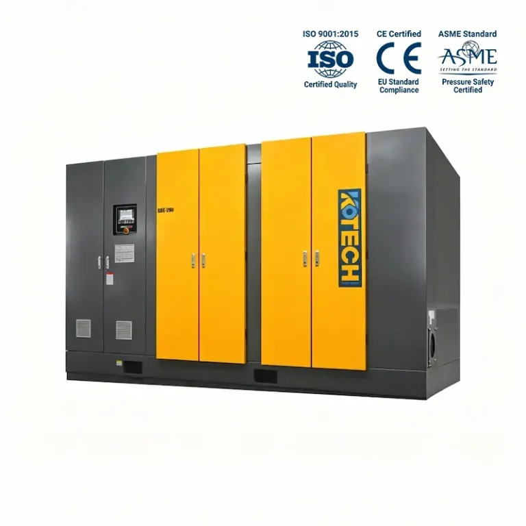 Kotech KOE Series Rotary Screw Air Compressor: High-Efficiency & Reliable Industrial Air Solutions (7.5-355kW)