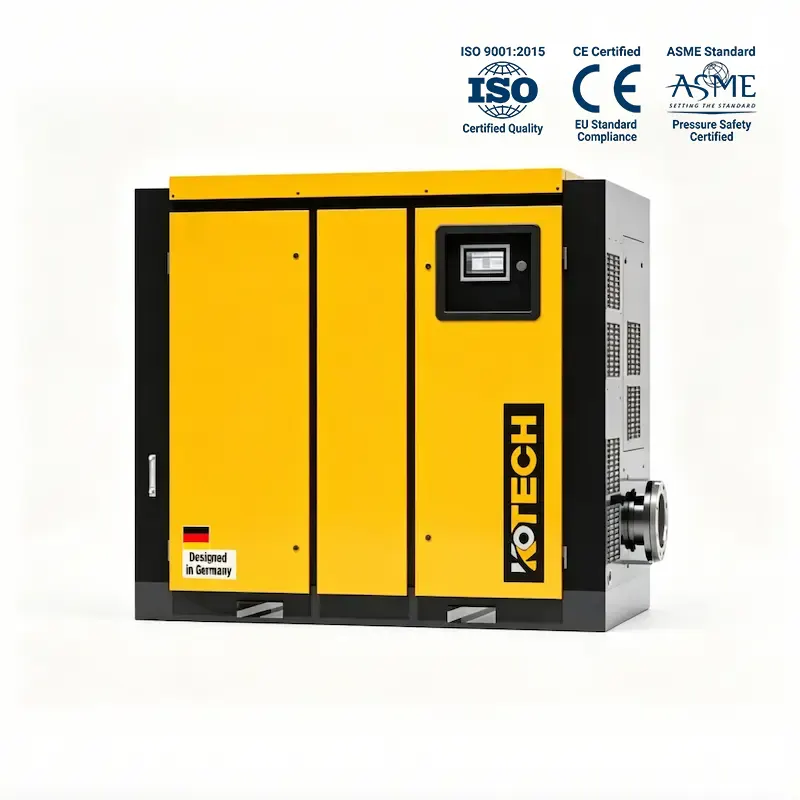 KSB Series Belt Drive Screw Air Compressor | Efficient & Compact Industrial Air Solution