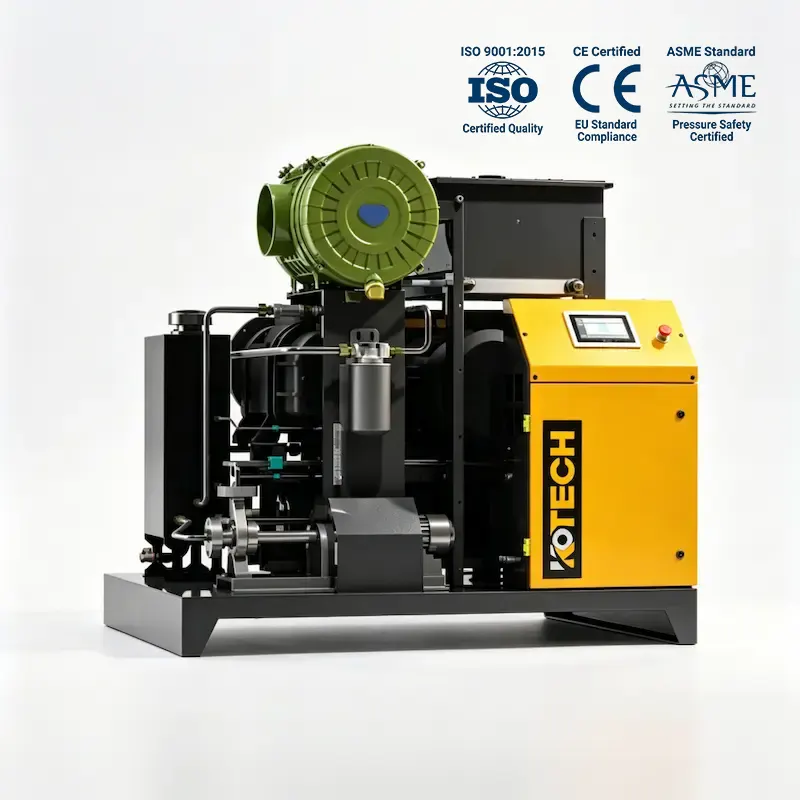 KSB Series Belt Drive Screw Air Compressor | Efficient & Compact Industrial Air Solution