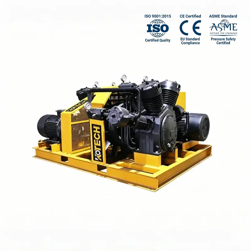 KT Series 20-40 Bar Medium Pressure PET Piston Air Compressor - Kotech Group