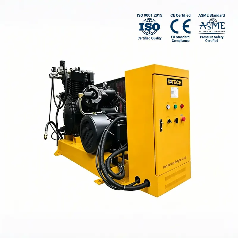 KT Series 20-40 Bar Medium Pressure PET Piston Air Compressor - Kotech Group