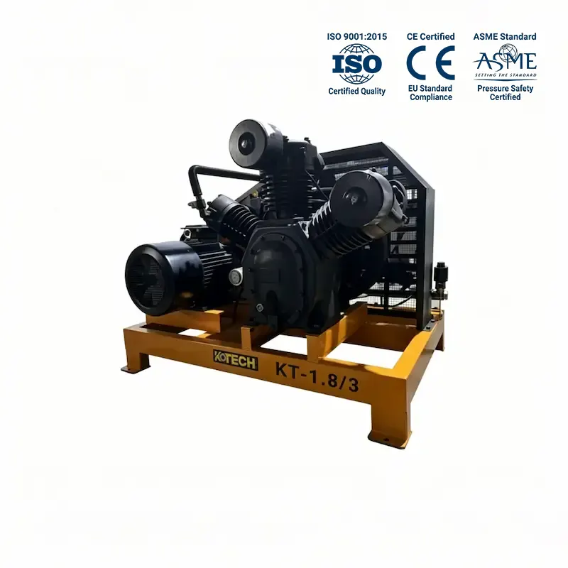 KT Series 20-40 Bar Medium Pressure PET Piston Air Compressor - Kotech Group