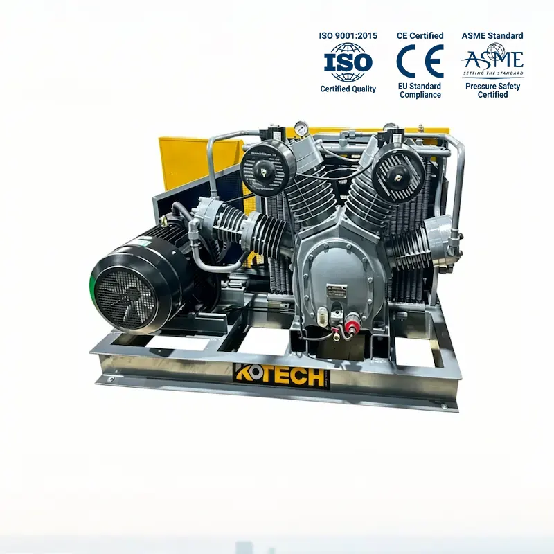 KT Series 20-40 Bar Medium Pressure PET Piston Air Compressor - Kotech Group