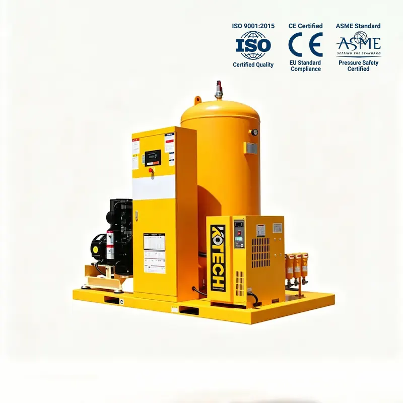 KT Series 20-40 Bar Medium Pressure PET Piston Air Compressor - Kotech Group