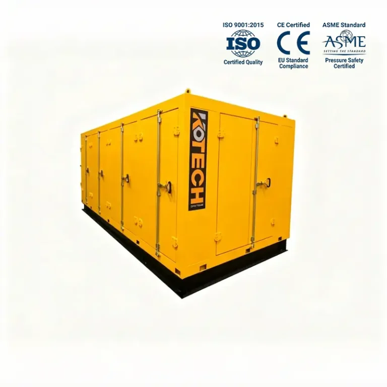 High-Efficiency Industrial Booster Air Compressor | 15-40 Bar Pressure | KVF Series