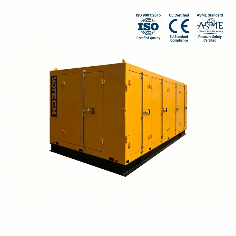 High-Efficiency Industrial Booster Air Compressor | 15-40 Bar Pressure | KVF Series
