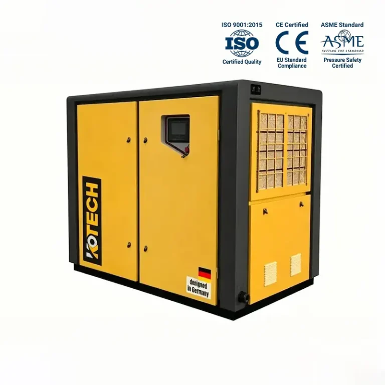 ISO Class 0 Oil-Free Water Lubricated Screw Air Compressor | KWI Series Stainless Steel Design | Kotech Group