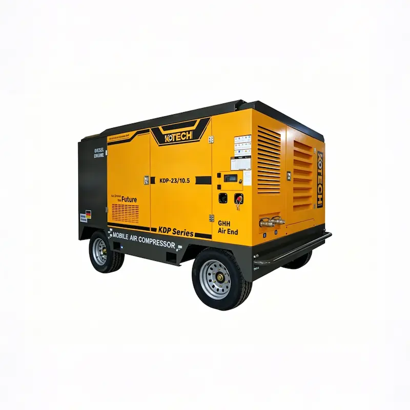 Large Diesel Mobile Air Compressor