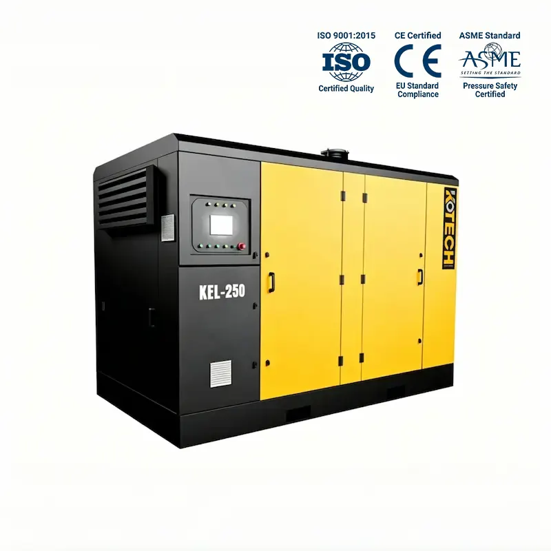 KEL Series Low Pressure Screw Air Compressor | 1.5-5 Bar Energy Saving | Kotech
