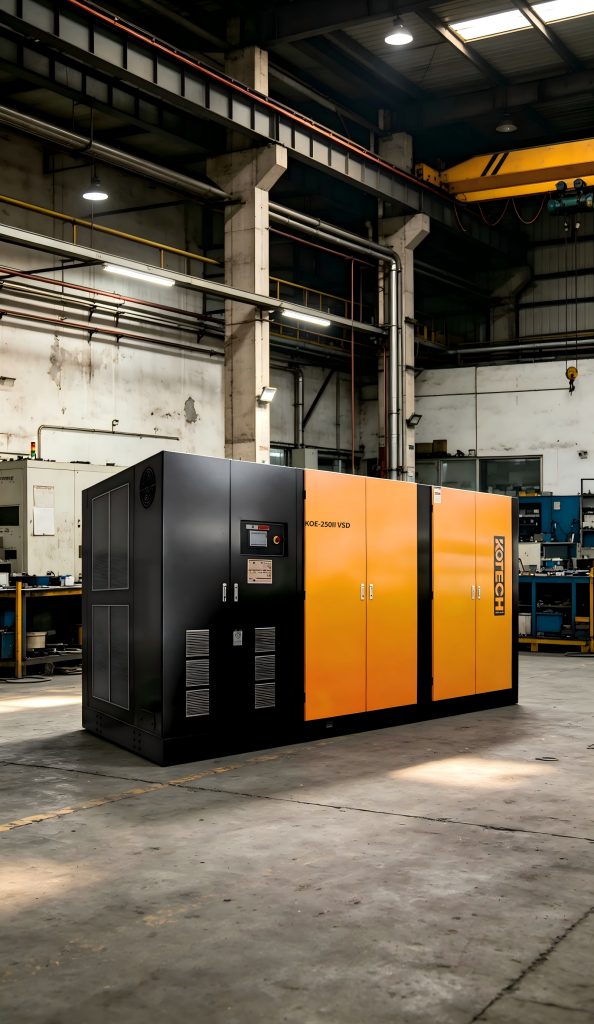 Single-Stage or Two-Stage? Kotech Compressor Delivers 80–88% Efficiency for Demanding Industrial Applications