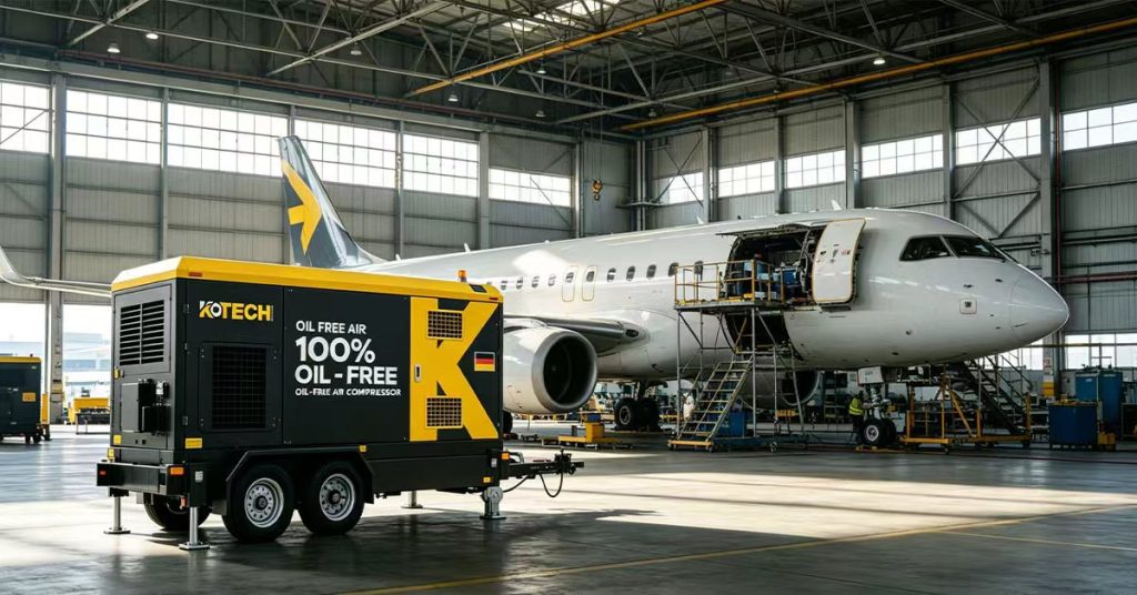 Pure Air, Zero Risk: KOTECH Oil-Free Compressors for Airports.