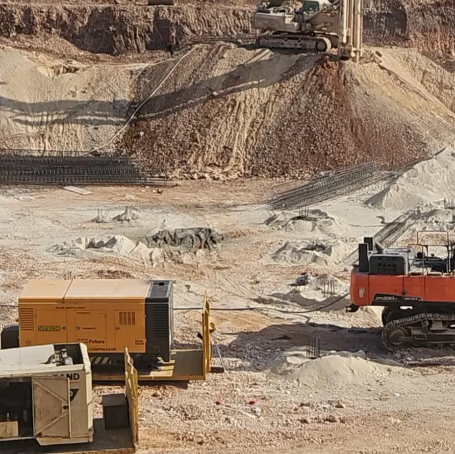 Kotech KDP-45/13 with GHH Airend & Cummins Engine Supports Drilling Operations in Israel’s Extreme 55°C Heat