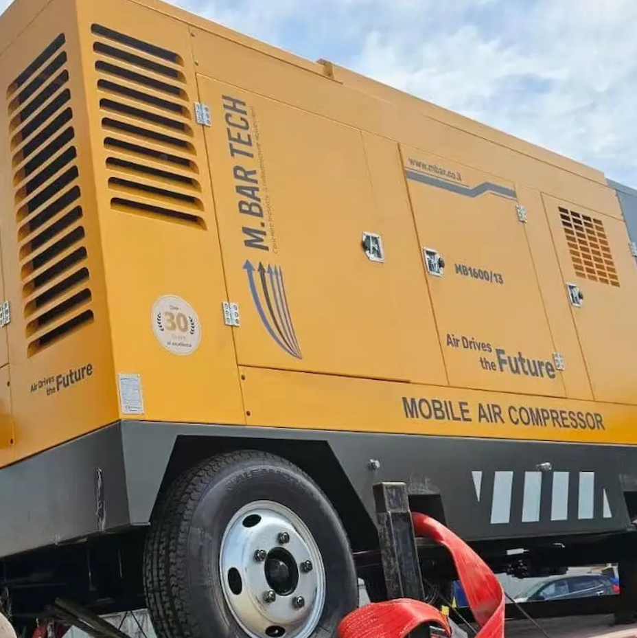 Kotech KDP-45/13 with GHH Airend & Cummins Engine Supports Drilling Operations in Israel’s Extreme 55°C Heat