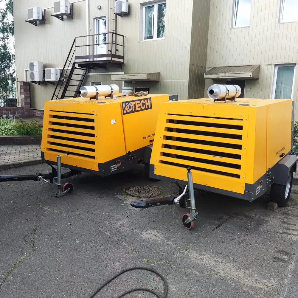 Kotech KDP-12/7 Winter-Grade Compressor Supports Pipeline Purging Operations in Belarus Oilfield