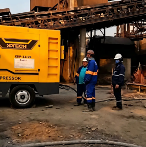Kotech KDP-33/25 High-Pressure Compressor Supports Deep Water Well Drilling in Brazil