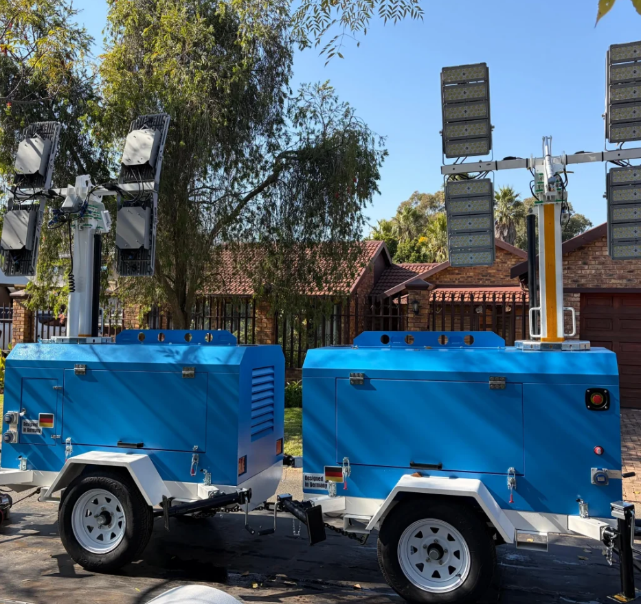 KLT-2400 Mobile Light Tower Powered by Yanmar Engine Delivers Stable 600W LED Lighting for South Africa’s Mining and Events
