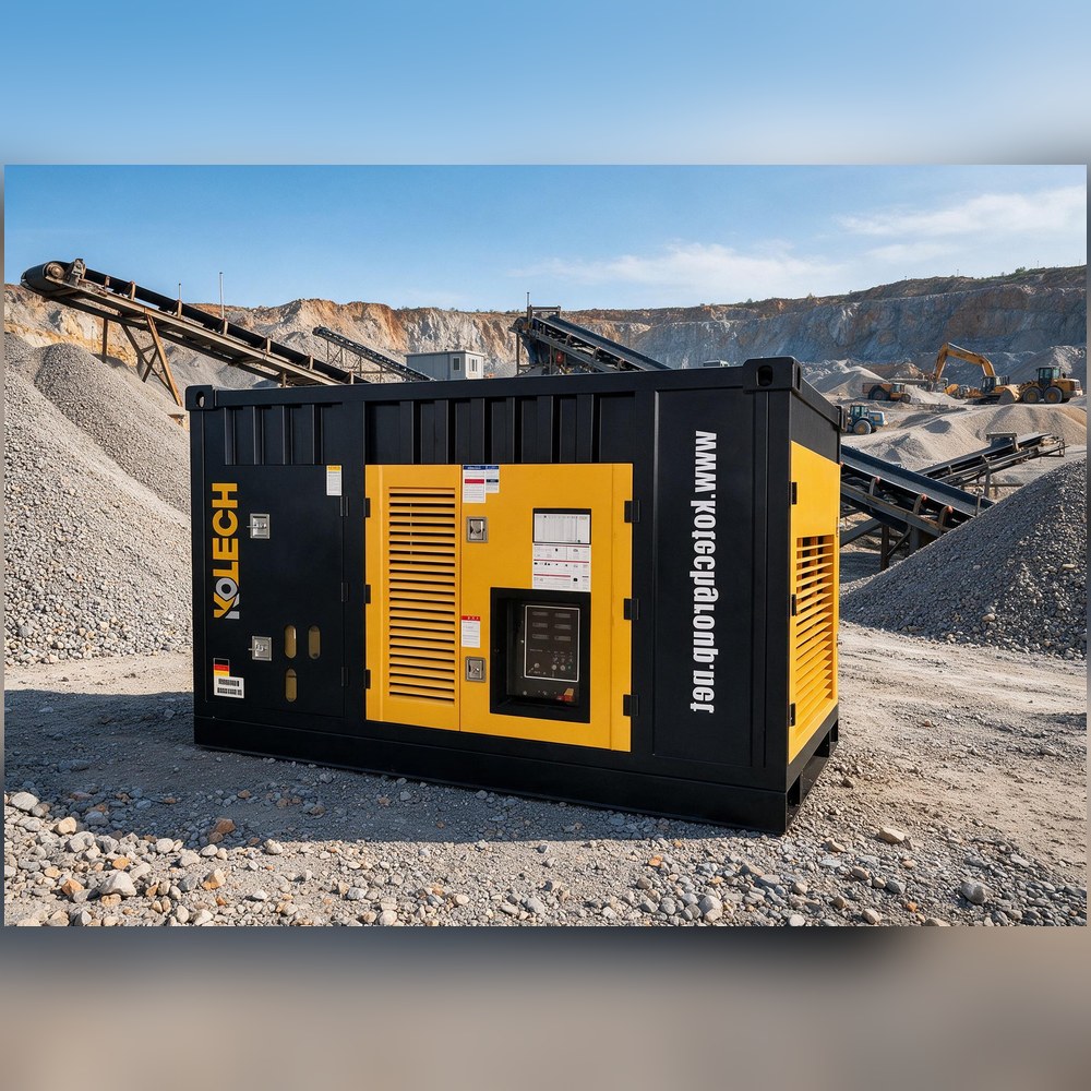 High-Pressure Skid Diesel Compressors for Quarry DTH Drilling