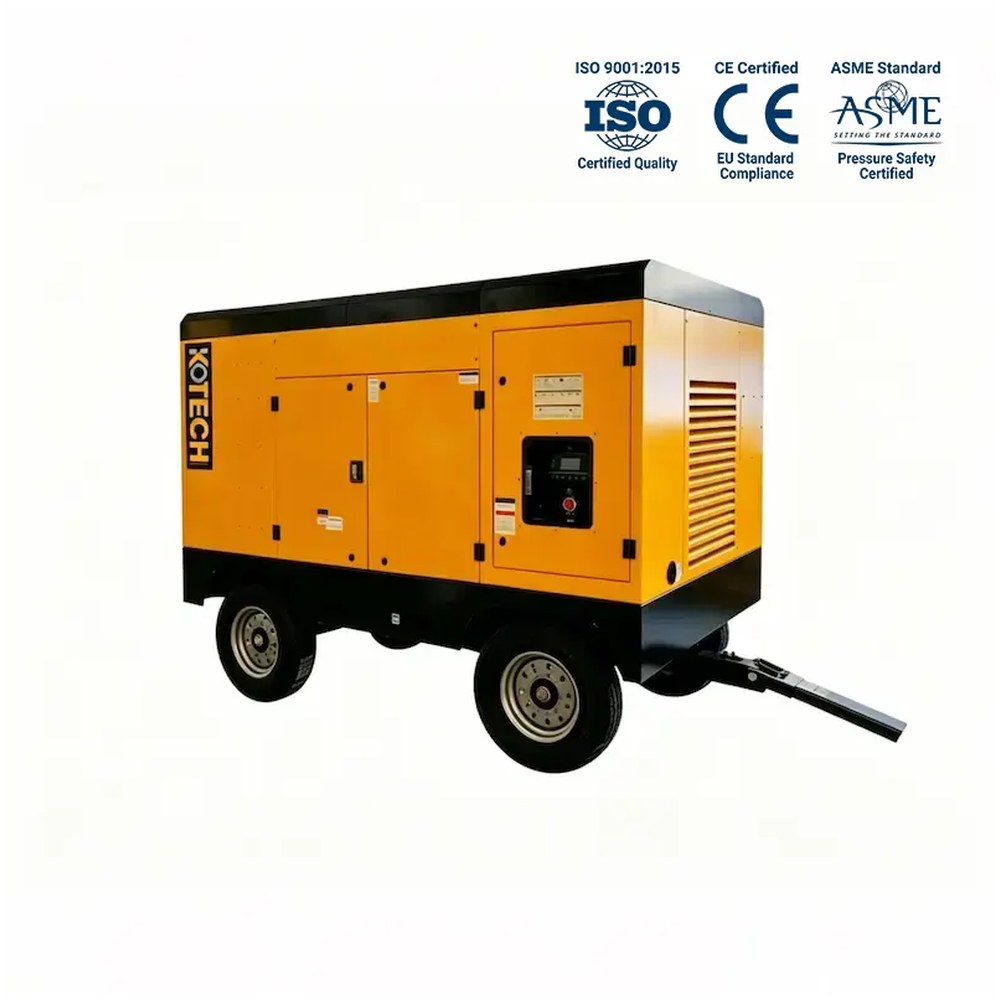 Mobile Electric Air Compressors for Hydroelectric Headrace Tunnels: Sizing Continuous Drilling Air